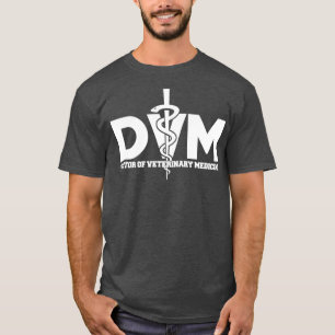 Doctor in de diergeneeskunde/DVM Veterinarian amp T-shirt