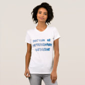 Doctor in de diergeneeskunde t-shirt (Voorkant volledig)