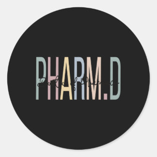 Doctor in de farmacie Boho Pharma Ronde Sticker