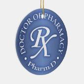 Doctor in de farmacie keramisch ornament (Rechts)