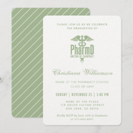 Doctor in de farmacie PharmD Pharmacy Afstuderen Kaart