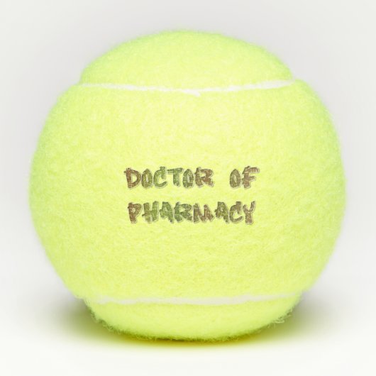 Doctor in de farmacie tennisballen (Voorkant)