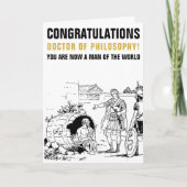 Doctor in de filosofie PhD Diogenes Afstuderen Kaa Kaart (Voorkant)
