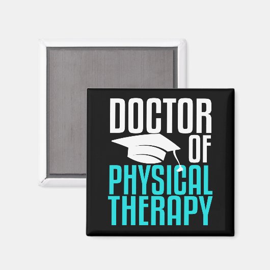 Doctor in de Fysieke Therapie Therapistisch Afstud Magneet (Voorkant / Achterkant)