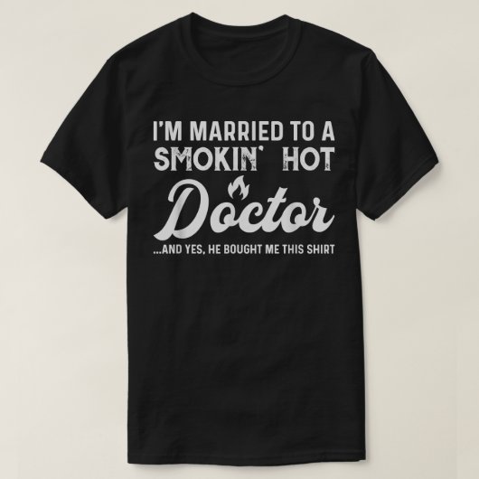 Doctor in de geneeskunde Arts T-shirt (Design voorkant)