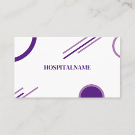 Doctor in de gezondheidszorg visitekaartje