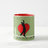 Doctor in de golfbaan Medische Gezondheidszorg spo Mok (Midden)