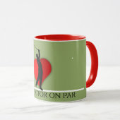 Doctor in de golfbaan Medische Gezondheidszorg spo Mok (Voorkant rechts)