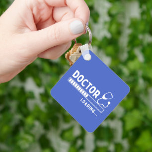 Doctor in de ladingsbalk Funny Medical Doctor Foto Sleutelhanger