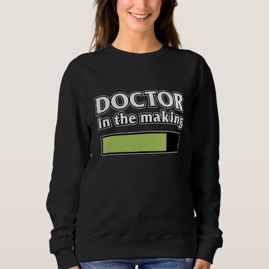 Doctor in de making van de middelbare school trui (Voorkant)