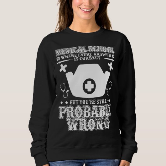 Doctor in de medische faculteit Student-onderricht Trui (Voorkant)