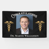 Doctor in de medische faculteit Ziektesterend Afst Spandoek (Horizontaal)