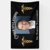 Doctor in de medische faculteit Ziektesterend Afst Spandoek (Verticaal)