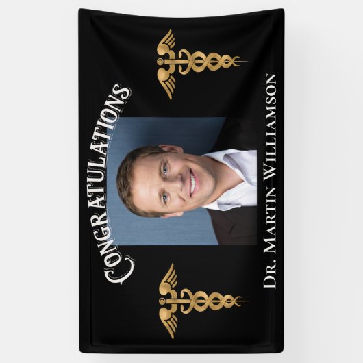 Doctor in de medische faculteit Ziektesterend Afst Spandoek (Verticaal)