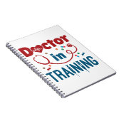 Doctor in de opleiding toekomstige arts notitieboek (Rechterzijde)