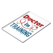 Doctor in de opleiding toekomstige arts notitieboek (Linkerzijde)