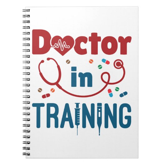 Doctor in de opleiding toekomstige arts notitieboek (Voorkant)
