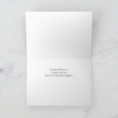 Doctor in de Optometriezichtvisie Afstuderen Kaart (Binnen)