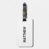 Doctor in de osteopathie Afstuderen gefeliciteerd Bagagelabel (Achterkant verticaal)