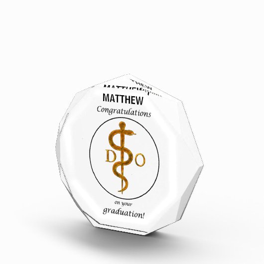 Doctor in de osteopathie Afstuderen gefeliciteerd Fotoblokken (Rechts)