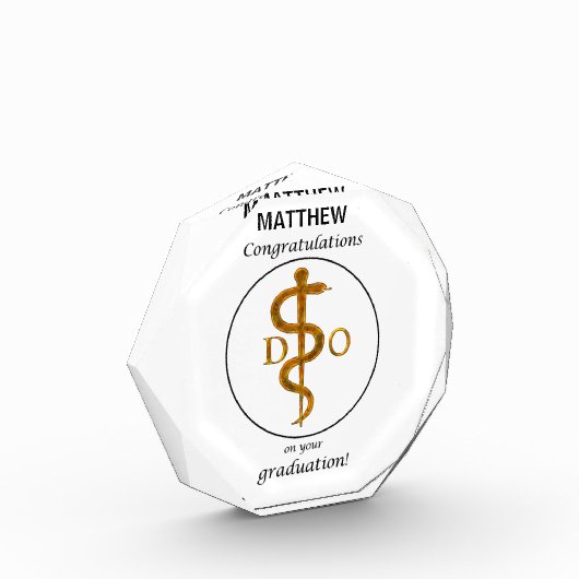 Doctor in de osteopathie Afstuderen gefeliciteerd Fotoblokken (Links)