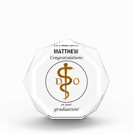 Doctor in de osteopathie Afstuderen gefeliciteerd Fotoblokken (Voorkant)