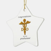 Doctor in de osteopathie Afstuderen gefeliciteerd Keramisch Ornament (Links)