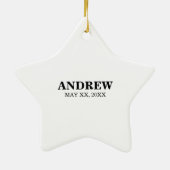 Doctor in de osteopathie Afstuderen gefeliciteerd Keramisch Ornament (Achterkant)