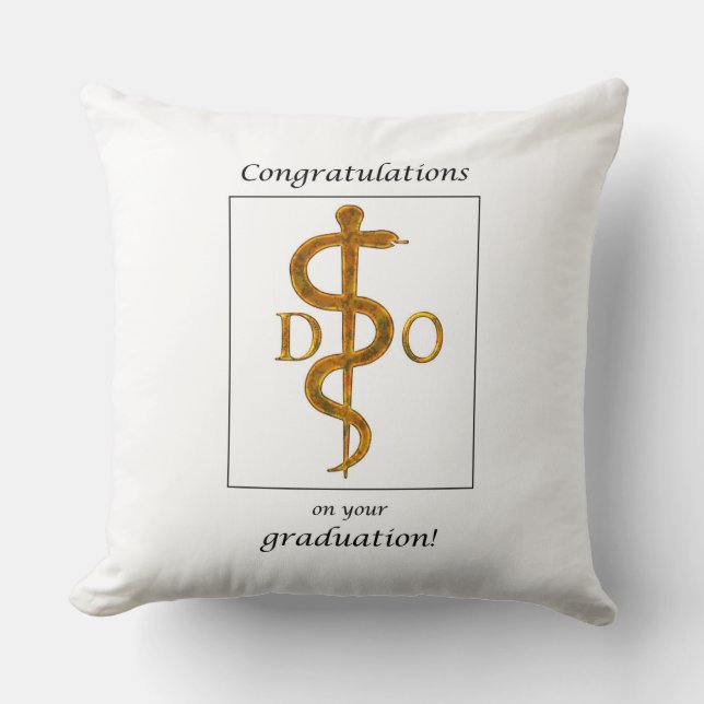 Doctor in de osteopathie Afstuderen gefeliciteerd Kussen (Voorkant)