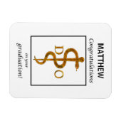 Doctor in de osteopathie Afstuderen gefeliciteerd Magneet (Horizontaal)