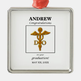 Doctor in de osteopathie Afstuderen gefeliciteerd Metalen Ornament