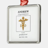 Doctor in de osteopathie Afstuderen gefeliciteerd Metalen Ornament (Links)