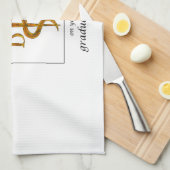 Doctor in de osteopathie Afstuderen gefeliciteerd Theedoek (Quarter Fold)