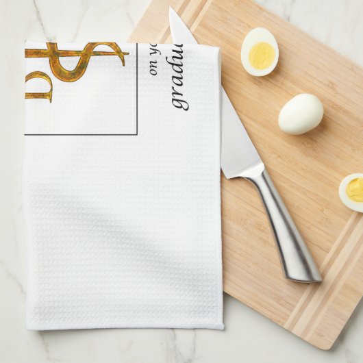 Doctor in de osteopathie Afstuderen gefeliciteerd Theedoek (Quarter Fold)