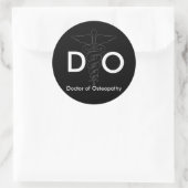 Doctor in de osteopathie ronde sticker (Tas)