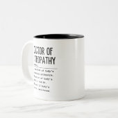 Doctor in de osteopathie tweekleurige koffiemok (Voorkant links)