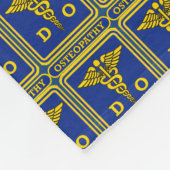 Doctor in de osteopathische geneeskunde fleece deken (Hoek)