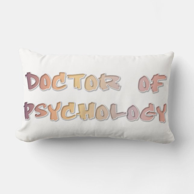 Doctor in de psychologie kussen (Voorkant)