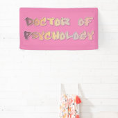 Doctor in de psychologie spandoek (Insitu)