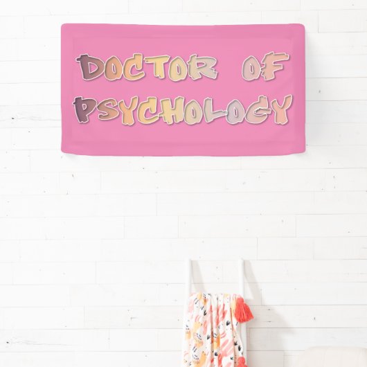 Doctor in de psychologie spandoek (Insitu)