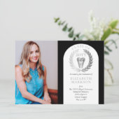 Doctor in de tandheelkunde Foto Afstuderen Kaart (Staand voorkant)