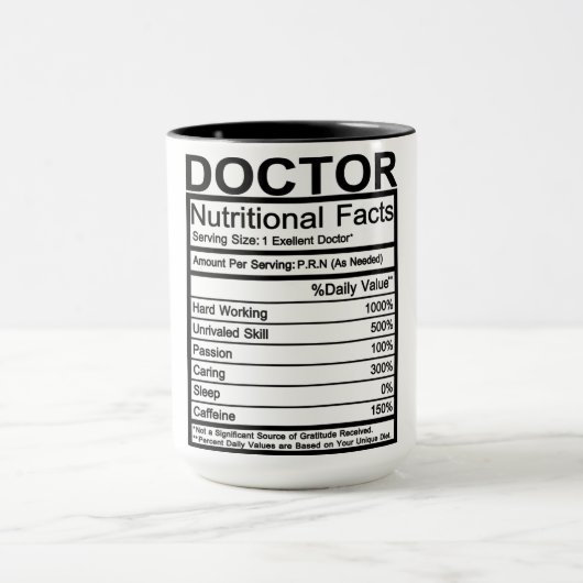 Doctor in de voeding mok (Midden)