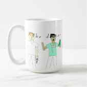 Doctor in het huis! koffiemok (Links)
