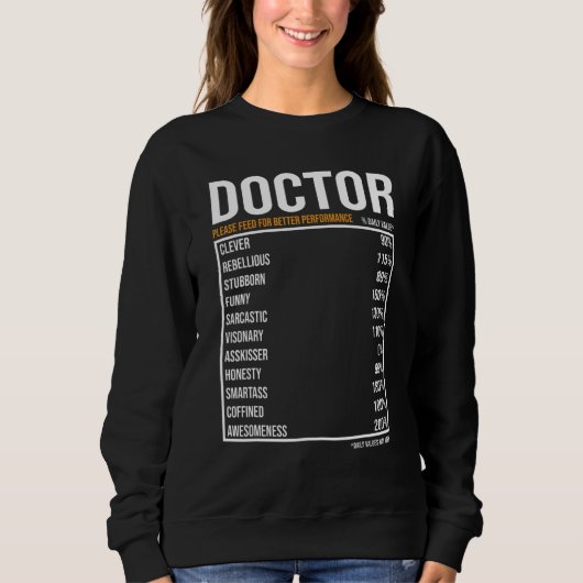 Doctor Job Daily Value Doctor Trui (Voorkant)
