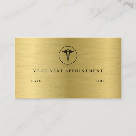 Doctor Kantoor Afsprakenkaartje (Voorkant)