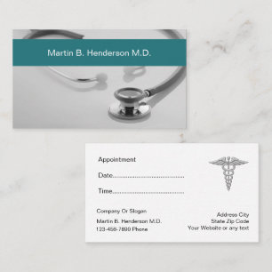Doctor Kantoor Appointment Visitekaartjes Afsprakenkaartje