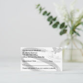 Doctor Kantoor Medische Afspraakkaarten Afsprakenkaartje (Staand voorkant)