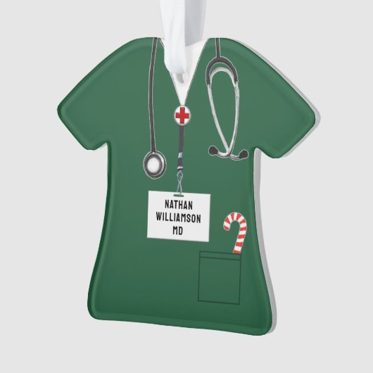 Doctor kerstcollecteerbaar ornament (voorkant)