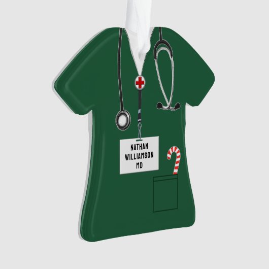 Doctor kerstcollecteerbaar ornament (voorkant)