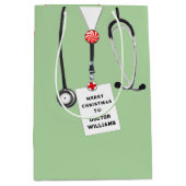 Doctor Kerstfeestdag Medium Cadeauzakje (Voorkant)